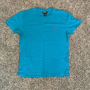 POLO by Ralph Lauren Teal Short Sleeve T-Shirt- Size Small!